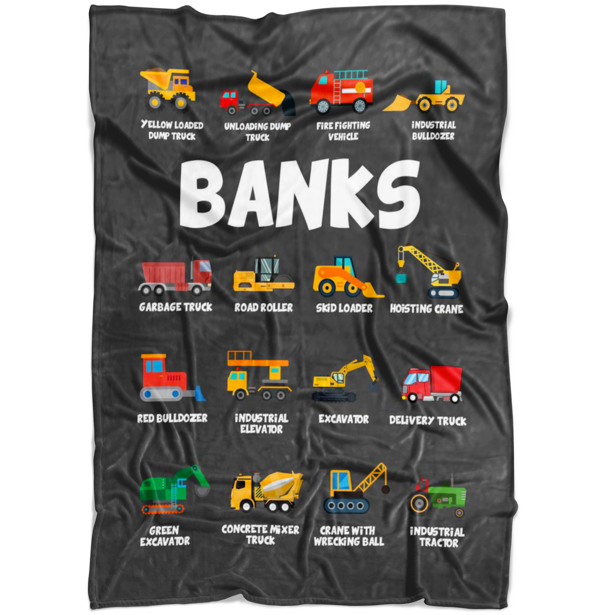Banks Construction Blanket Grey