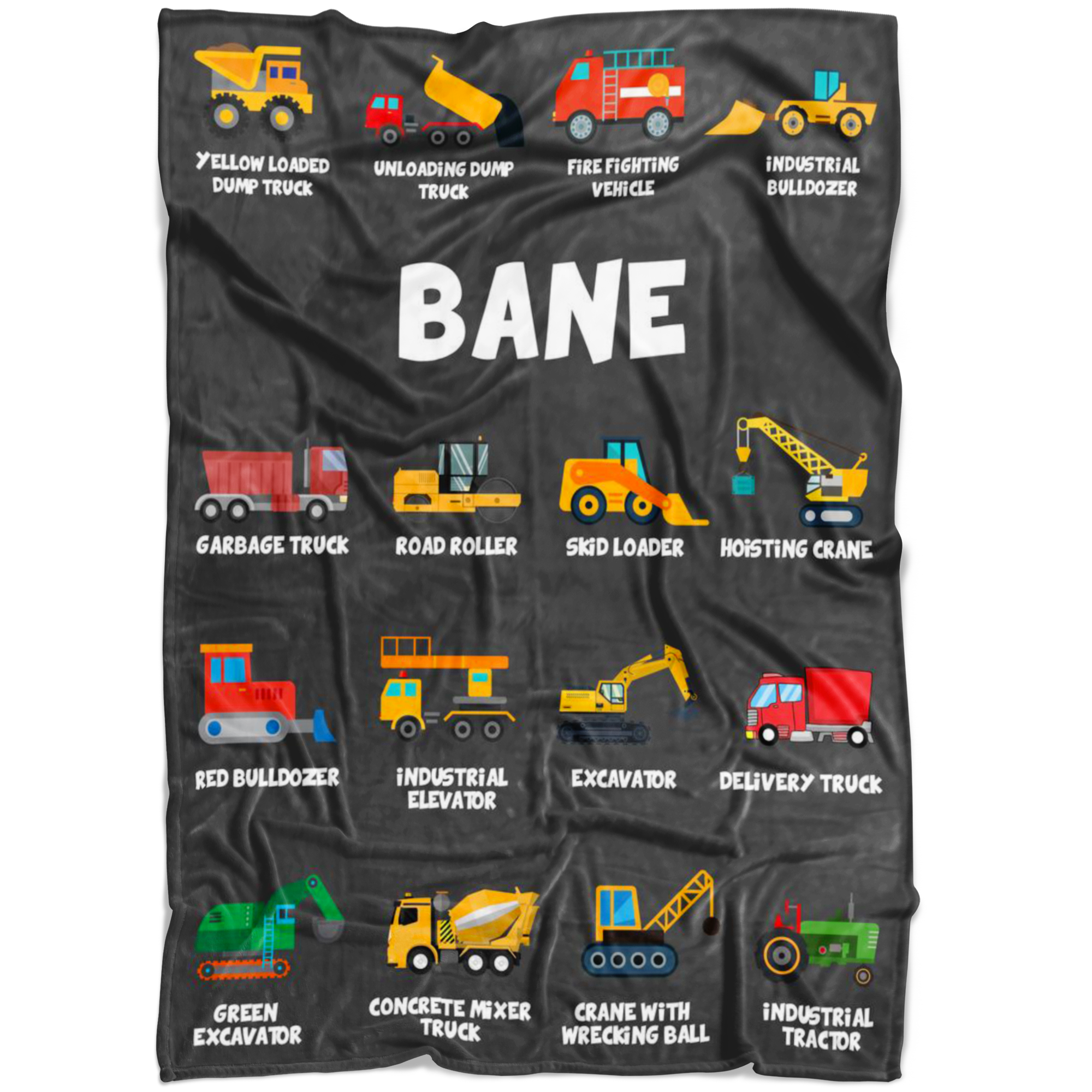 Bane Construction Blanket Grey