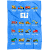 Eli Construction Blanket Blue