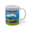 Load image into Gallery viewer, Personalized Name Train Mug for Kids - 11oz