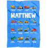 MATTHEW Construction Blanket Blue