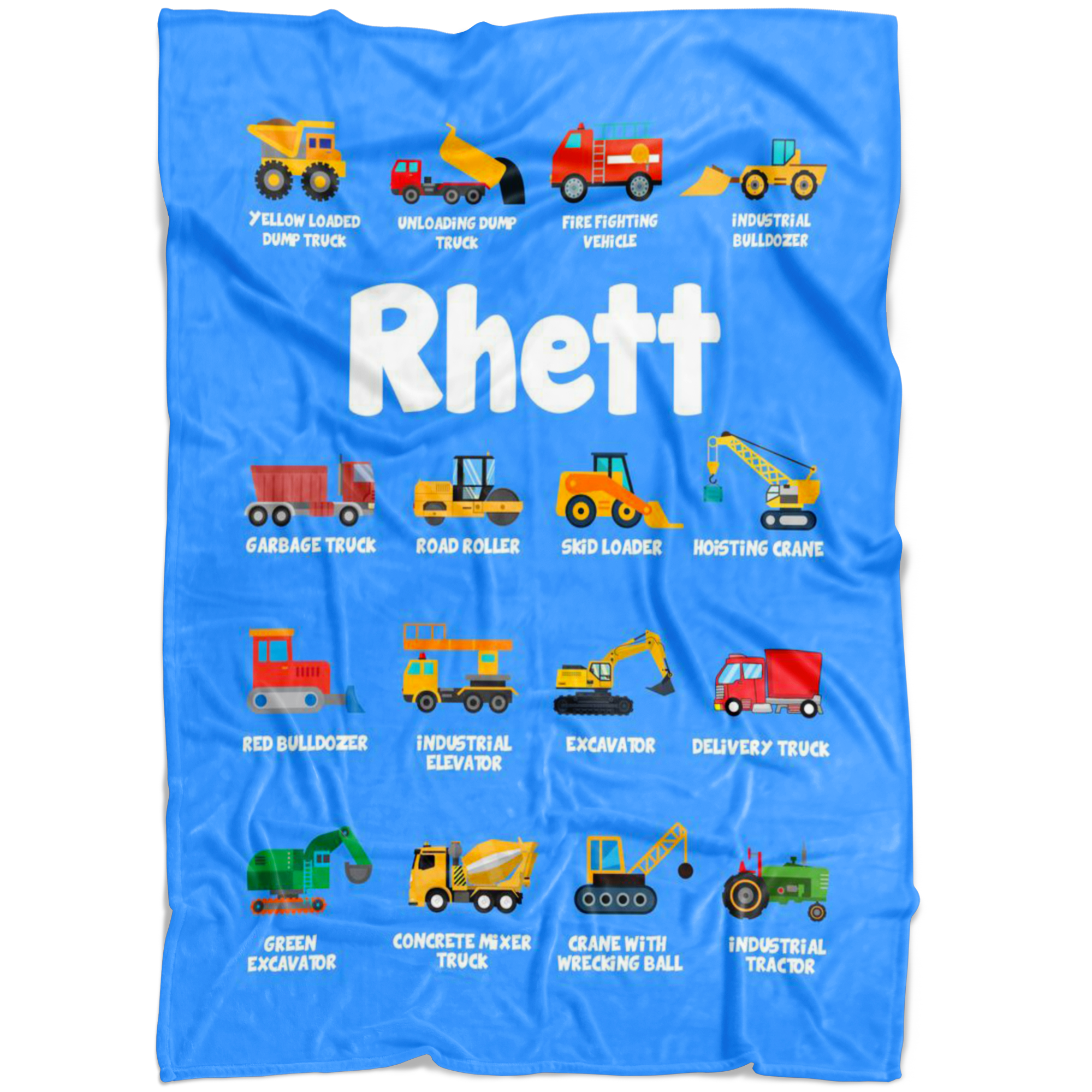 Rhett Construction Blanket Blue