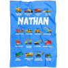 Nathan Construction Blanket Blue