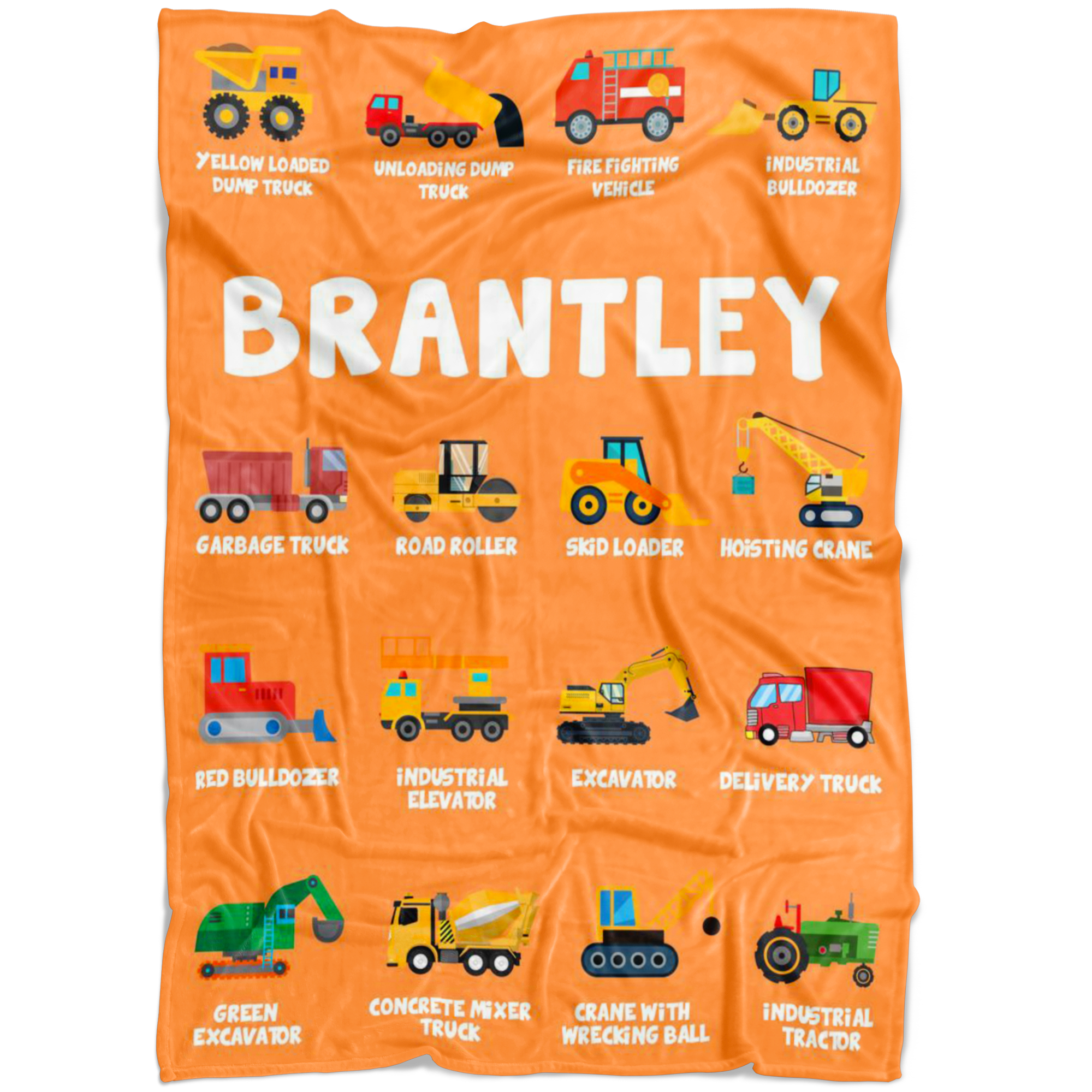 Brantley Construction Blanket Orange