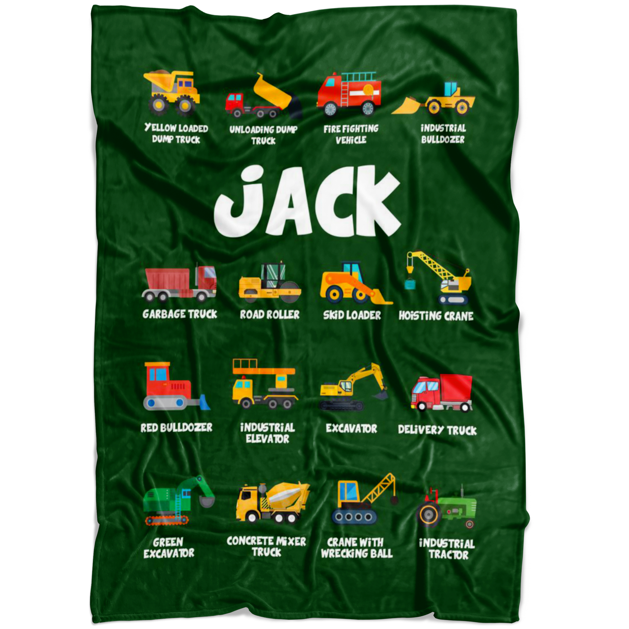 Jack Construction Blanket Green