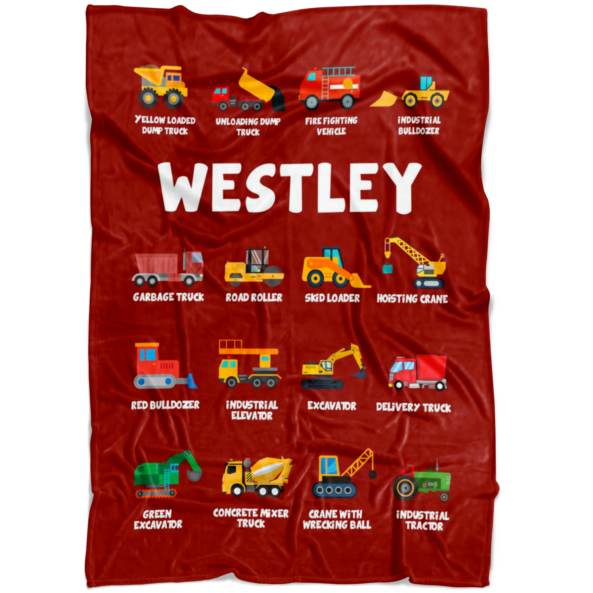 Westley Construction Blanket Red