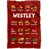 Westley Construction Blanket Red
