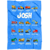 Josh Construction Blanket Blue