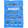 Margot Construction Blanket Blue