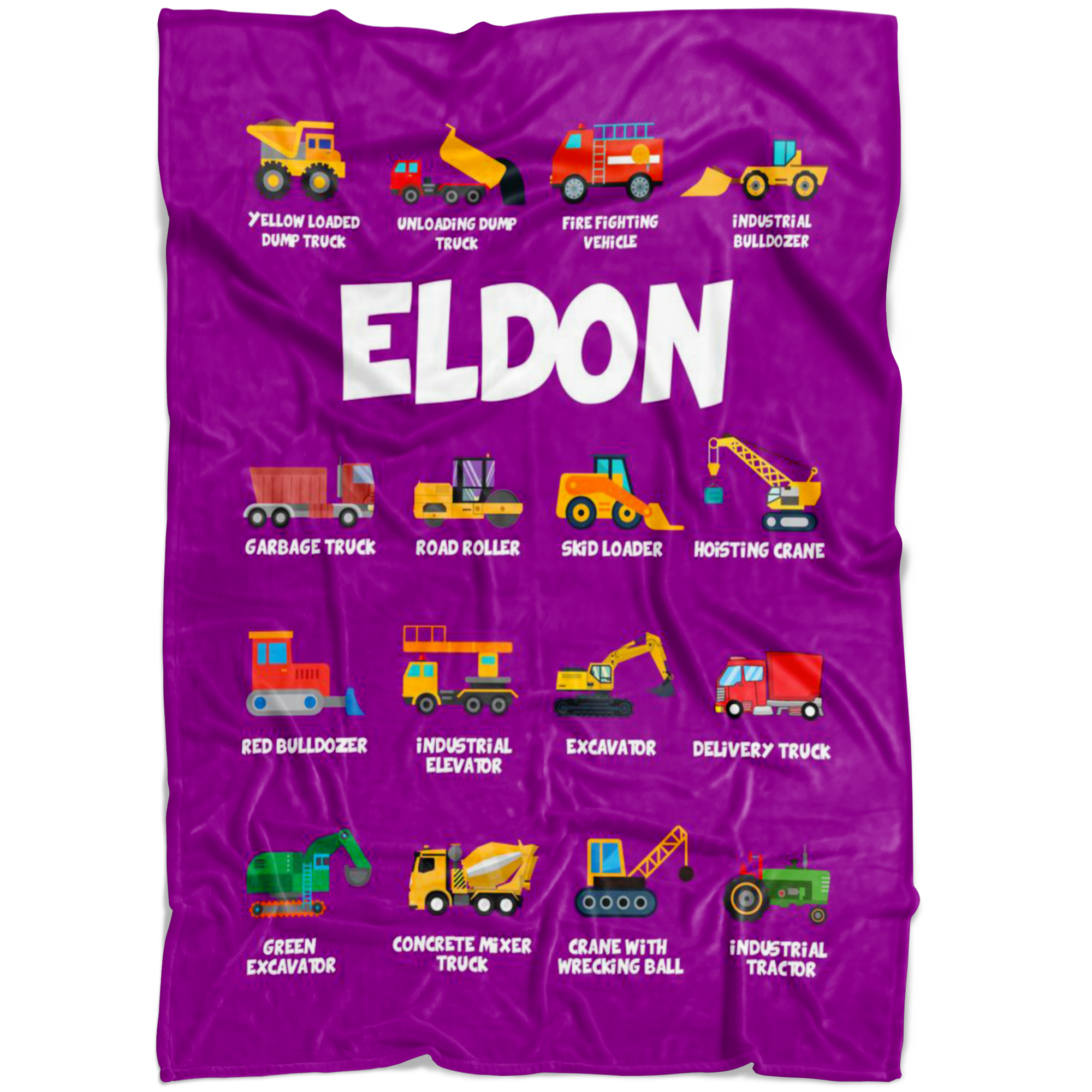 Eldon Construction Blanket Purple