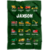 Jaxson Construction Blanket Green