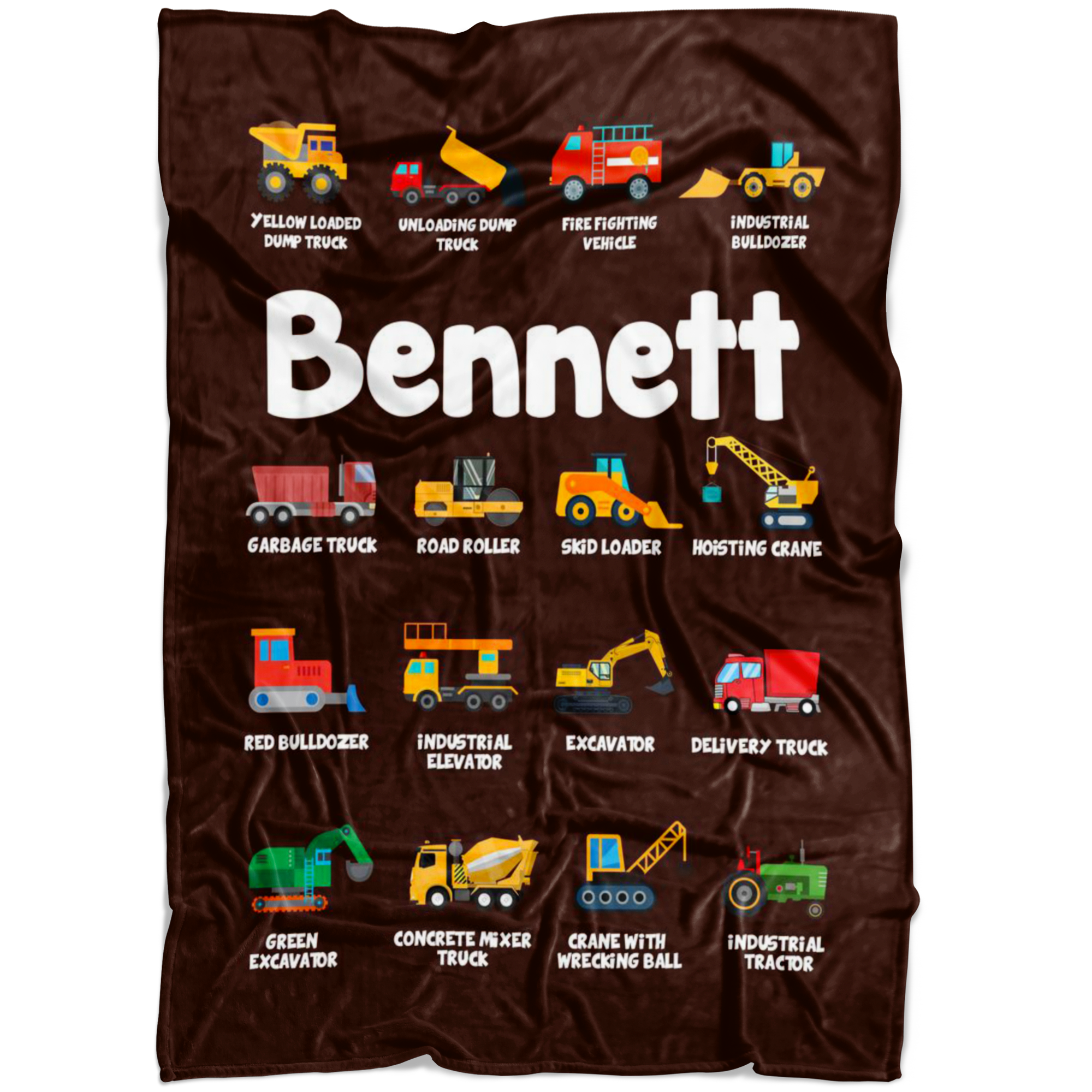 Bennett Construction Blanket Brown