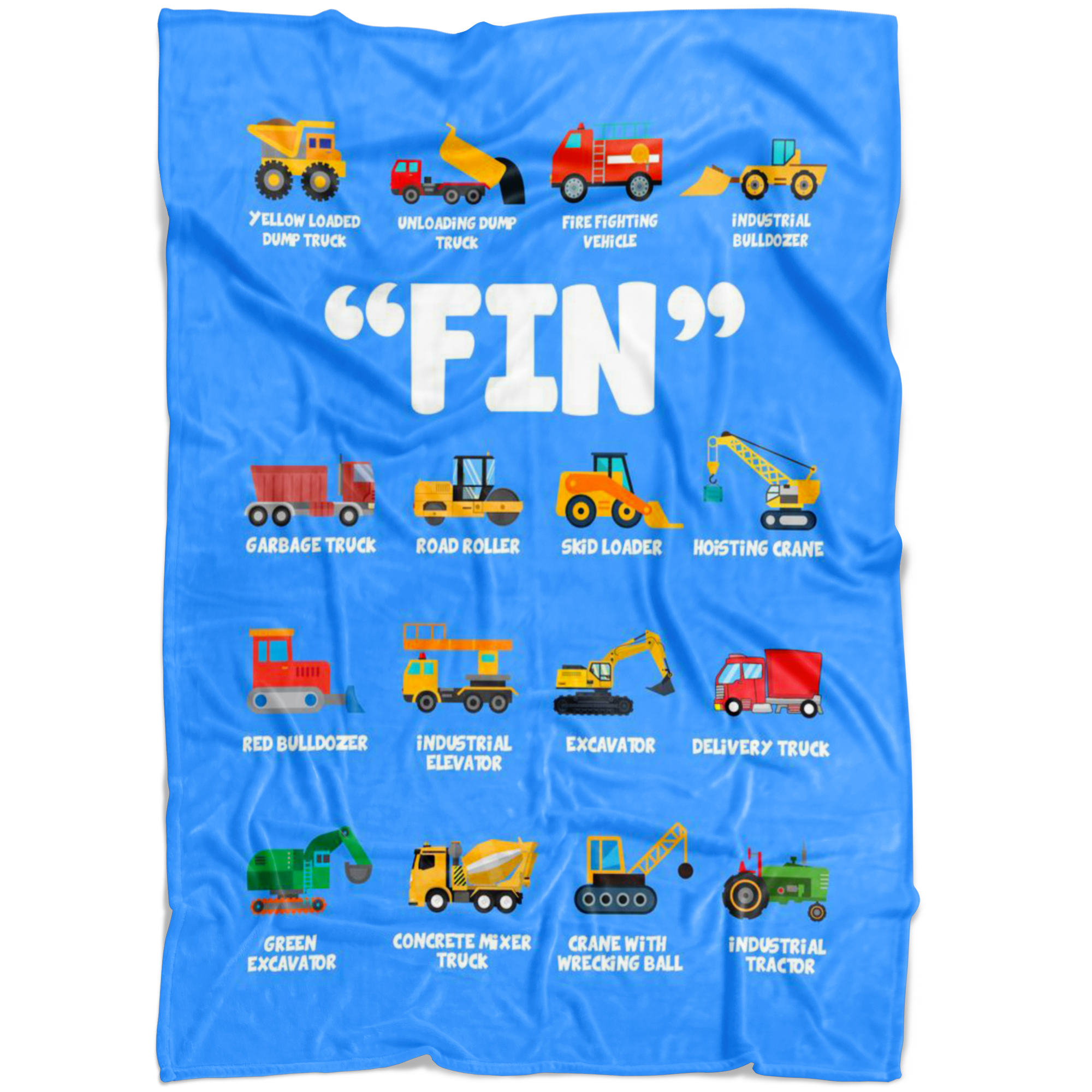 “FIN” Construction Blanket Blue