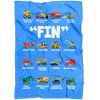 “FIN” Construction Blanket Blue