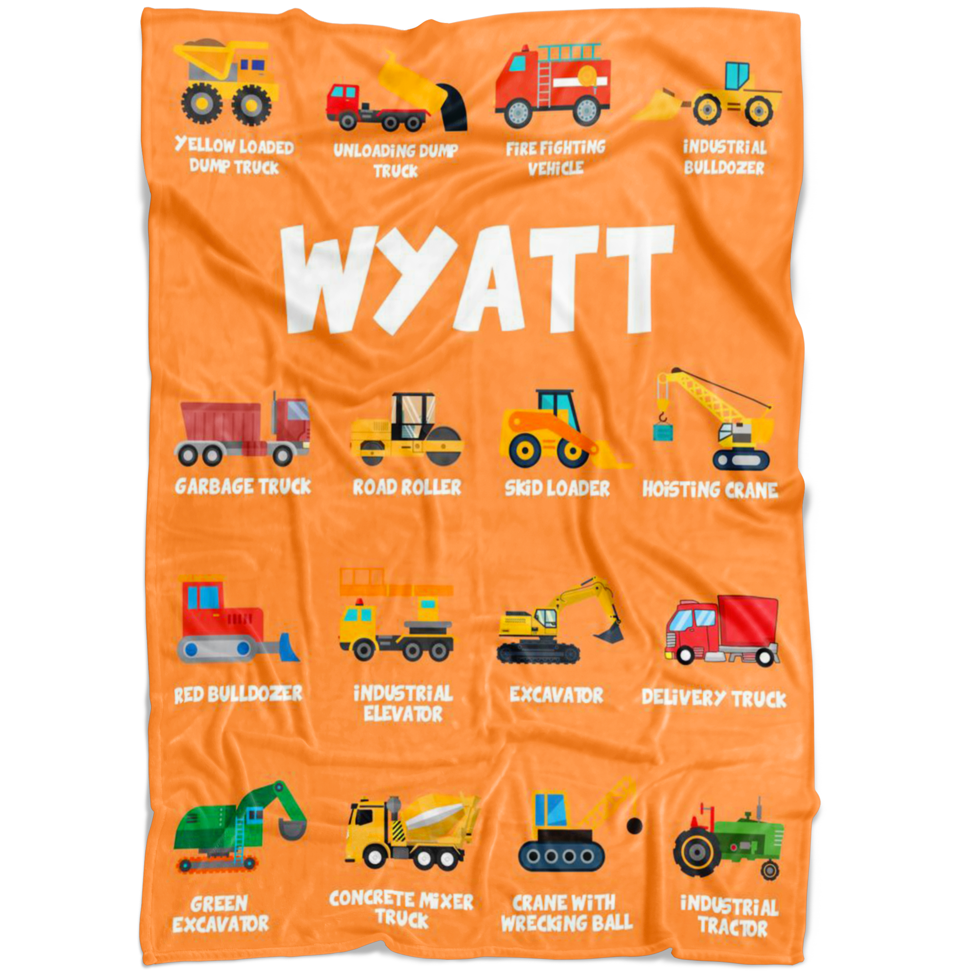 Wyatt Construction Blanket Orange
