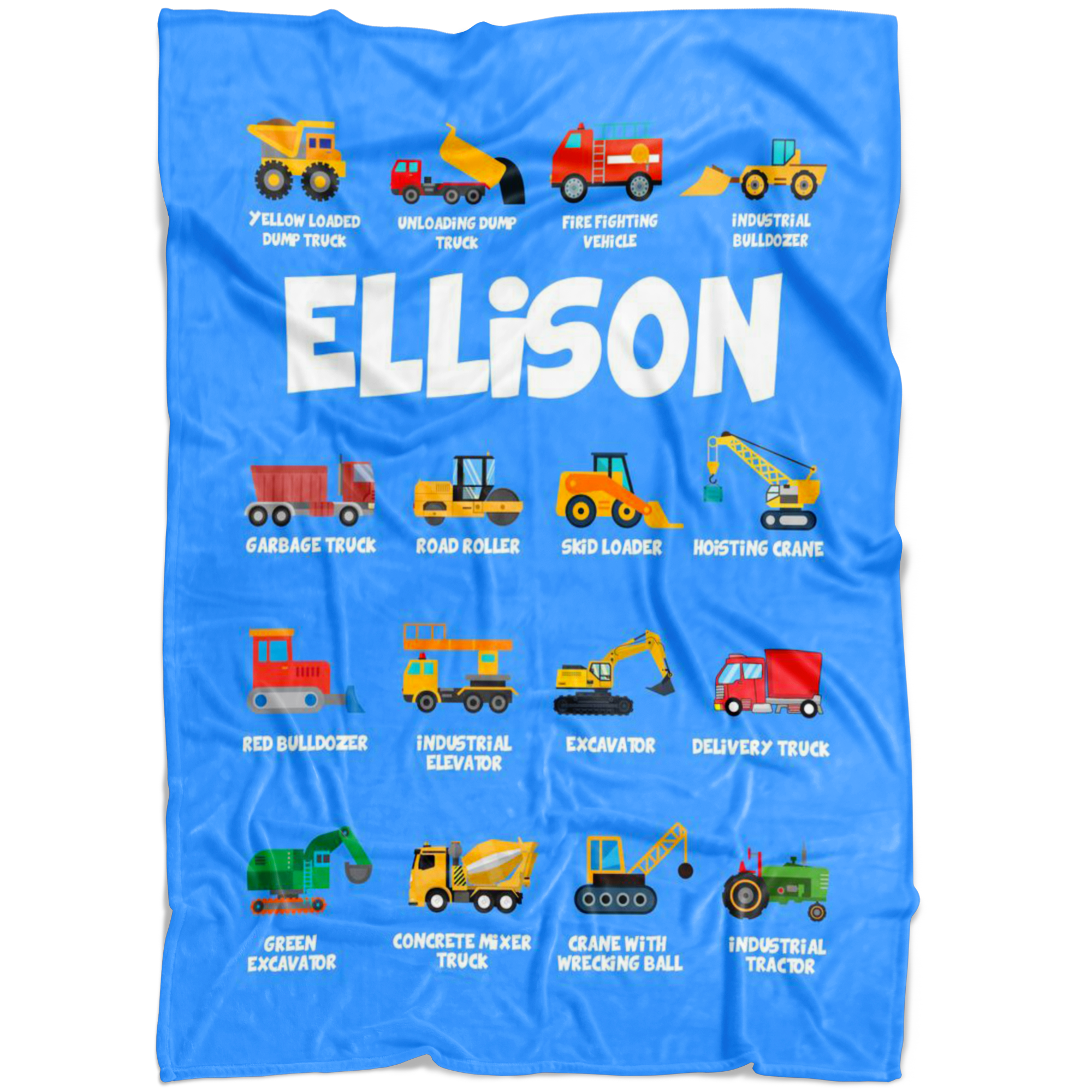 Ellison Construction Blanket Blue