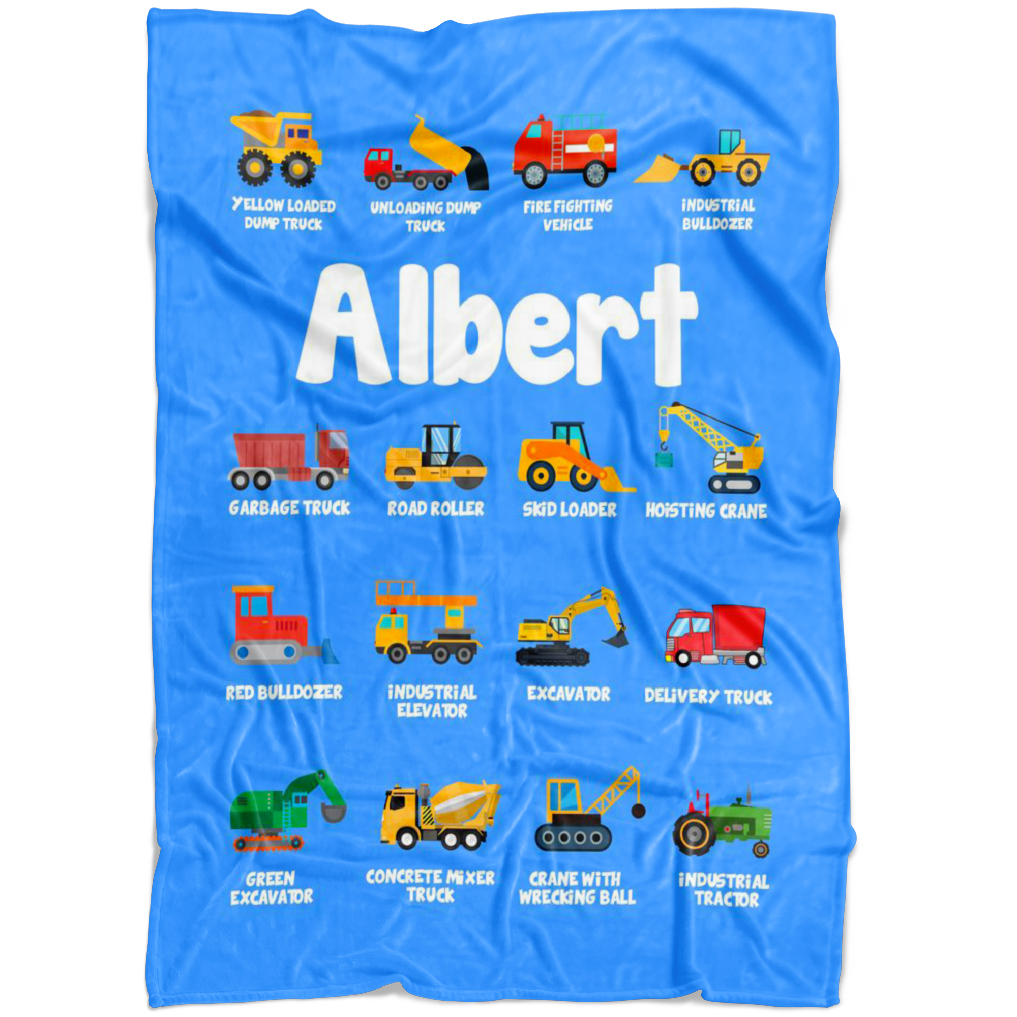 Albert Construction Blanket Blue