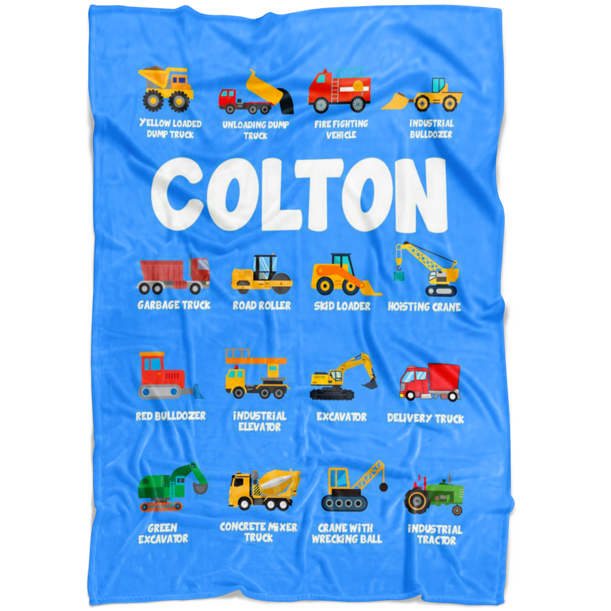 COLTON Construction Blanket Blue