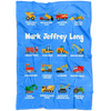 Mark Jeffrey Long Construction Blanket Blue