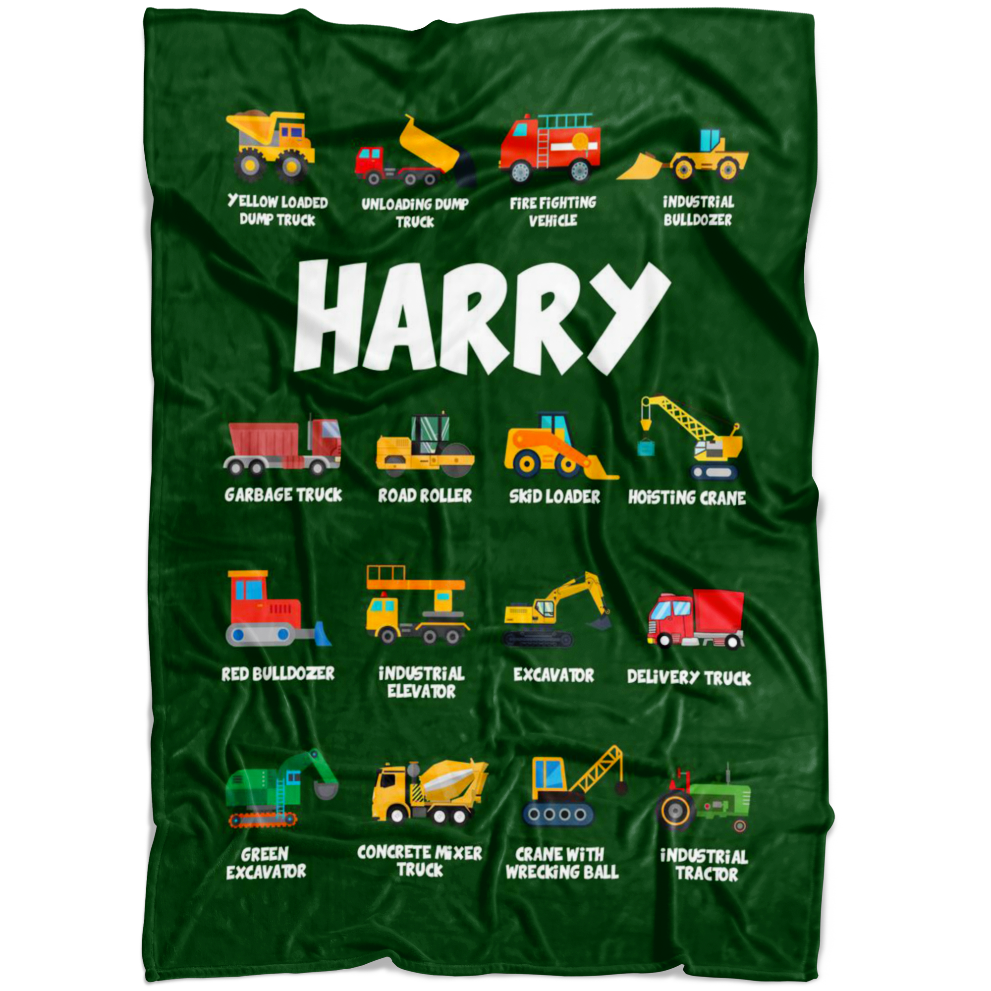 Harry Construction Blanket Green