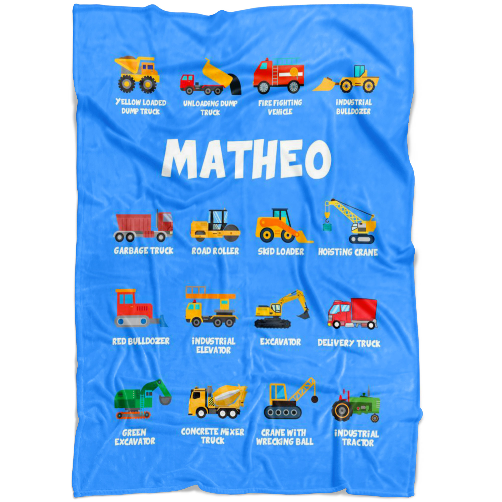 Matheo Construction Blanket Blue