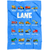 Lane Construction Blanket Blue