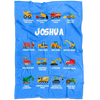 Joshua Construction Blanket Blue