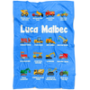 Luca Malbec Construction Blanket Blue